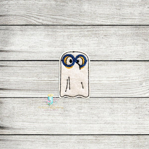 Honey Ghost Dog Feltie Digital Embroidery Design File