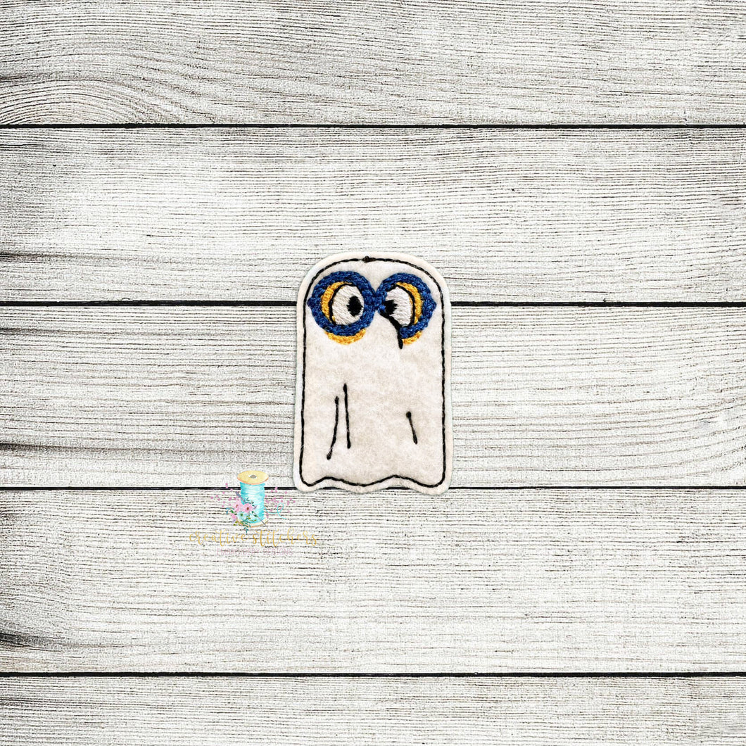 Honey Ghost Dog Feltie Digital Embroidery Design File