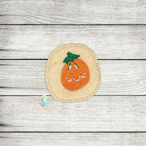 Pumpkin Cookie Feltie Digital Embroidery Design File