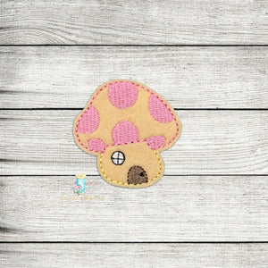 Shroom House Feltie Digital Embroidery Design File