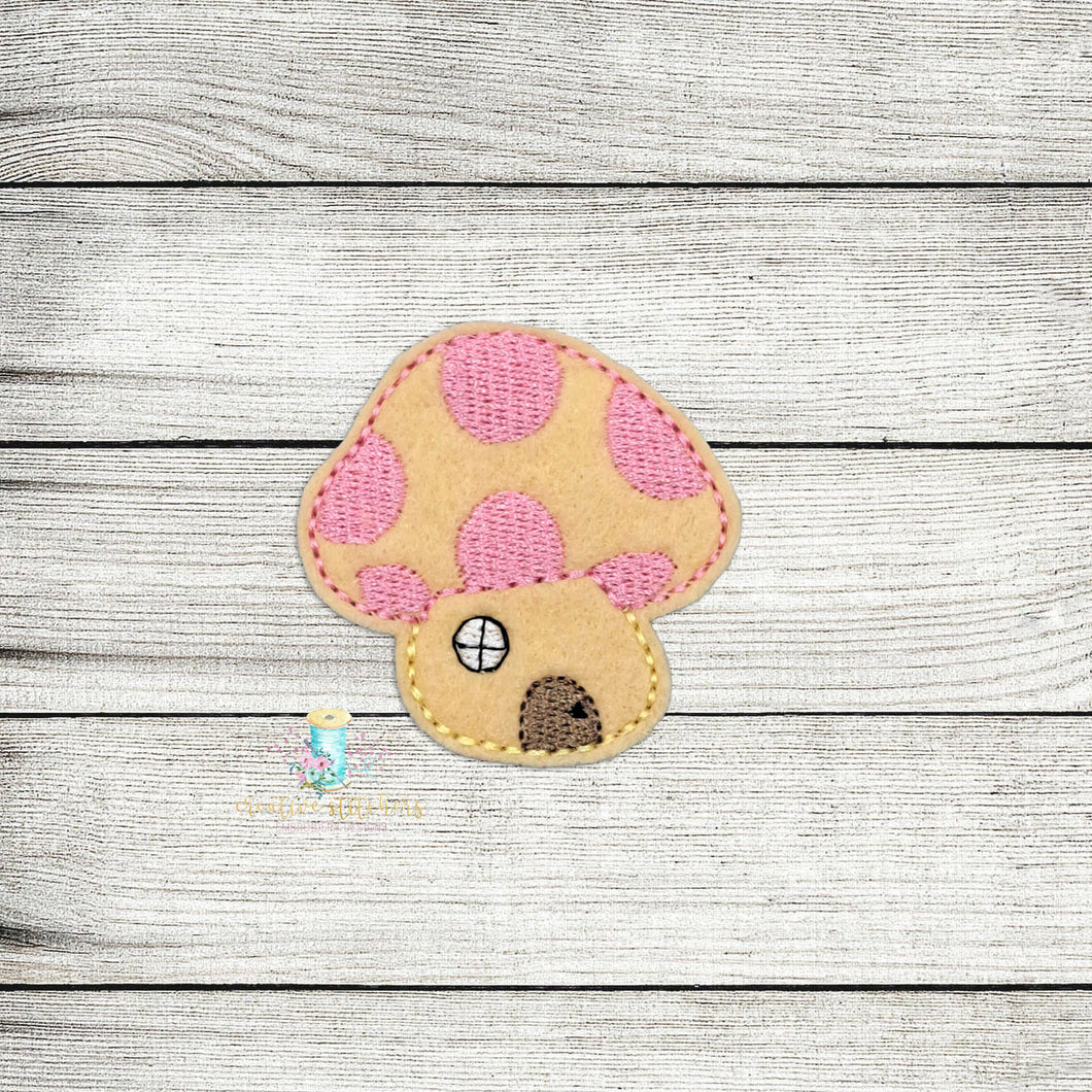 Shroom House Feltie Digital Embroidery Design File