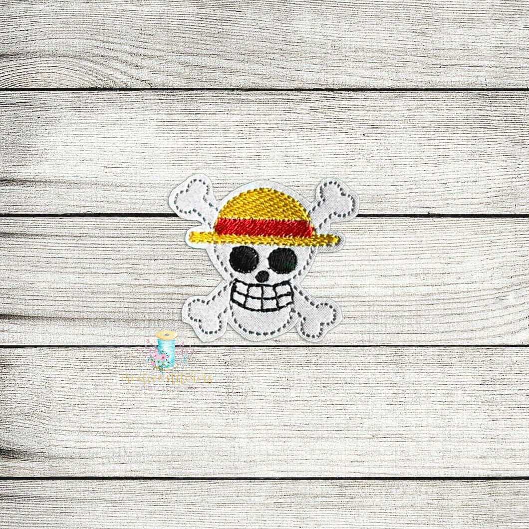 Skull Kid Feltie Digital Embroidery Design File