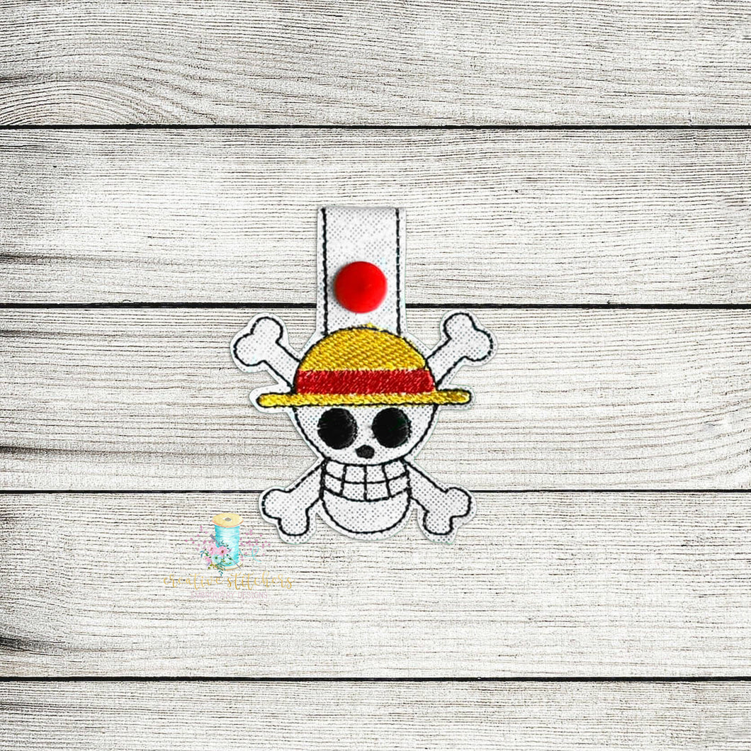 Skull Kid Fob Digital Embroidery Design File