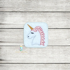Sleepy Unicorn Feltie Digital Embroidery Design File