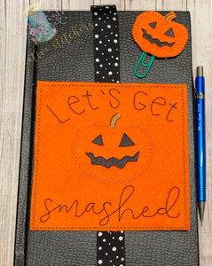 Get Smashed NoteBook Band Embroidery Design File