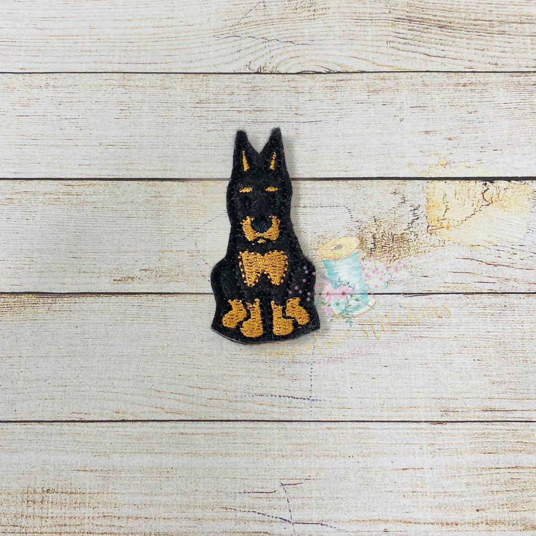 Doberman Dog Digital Embroidery Design File