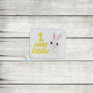 1 Cute Little Bunny Feltie Digital Embroidery Design File