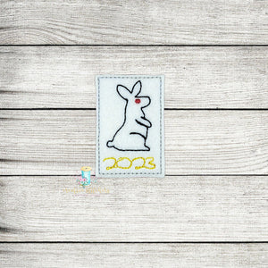 2023 Rabbit Feltie Digital Embroidery Design File