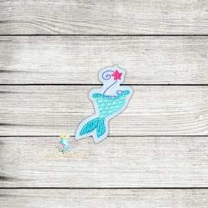 Mermaid Number 2 Digital Embroidery Design File