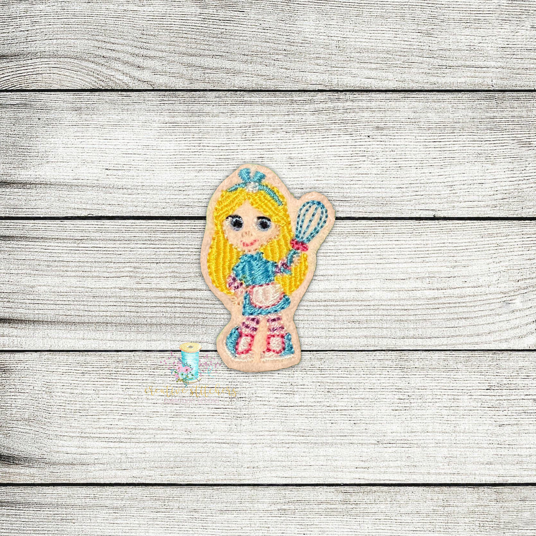 Alice Wonderland Body Feltie Digital Embroidery Design File