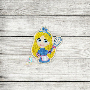 Alice Head Feltie Digital Embroidery Design File