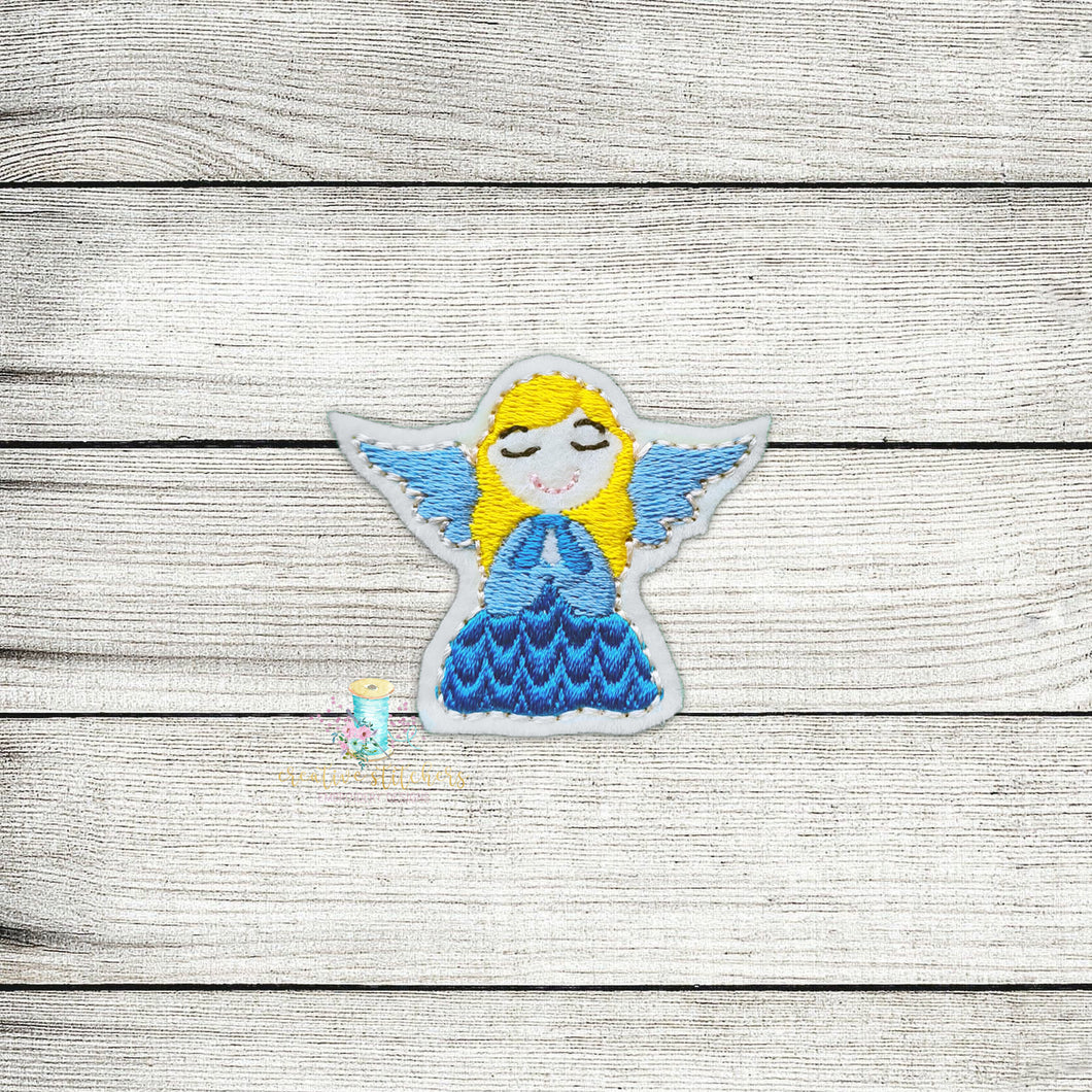 Angel Praying Feltie Digital Embroidery Design File