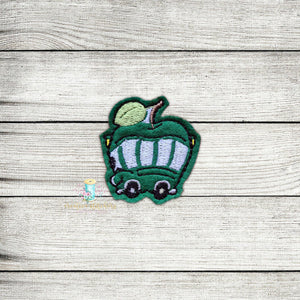 Apple Bus Feltie Digital Embroidery Design File