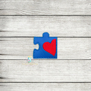 Autism Puzzle Feltie Digital Embroidery Design File