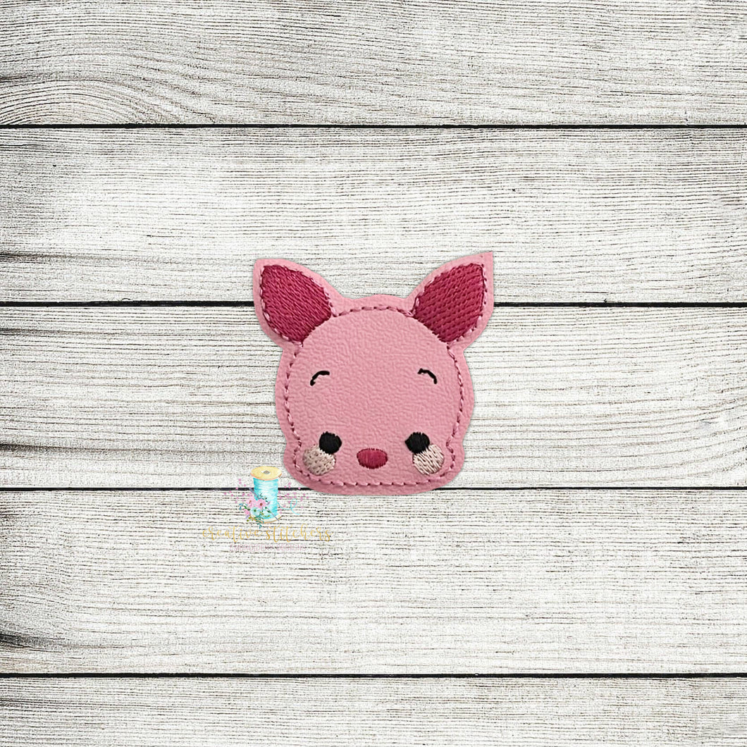 Baby Pig Feltie Digital Embroidery Design File