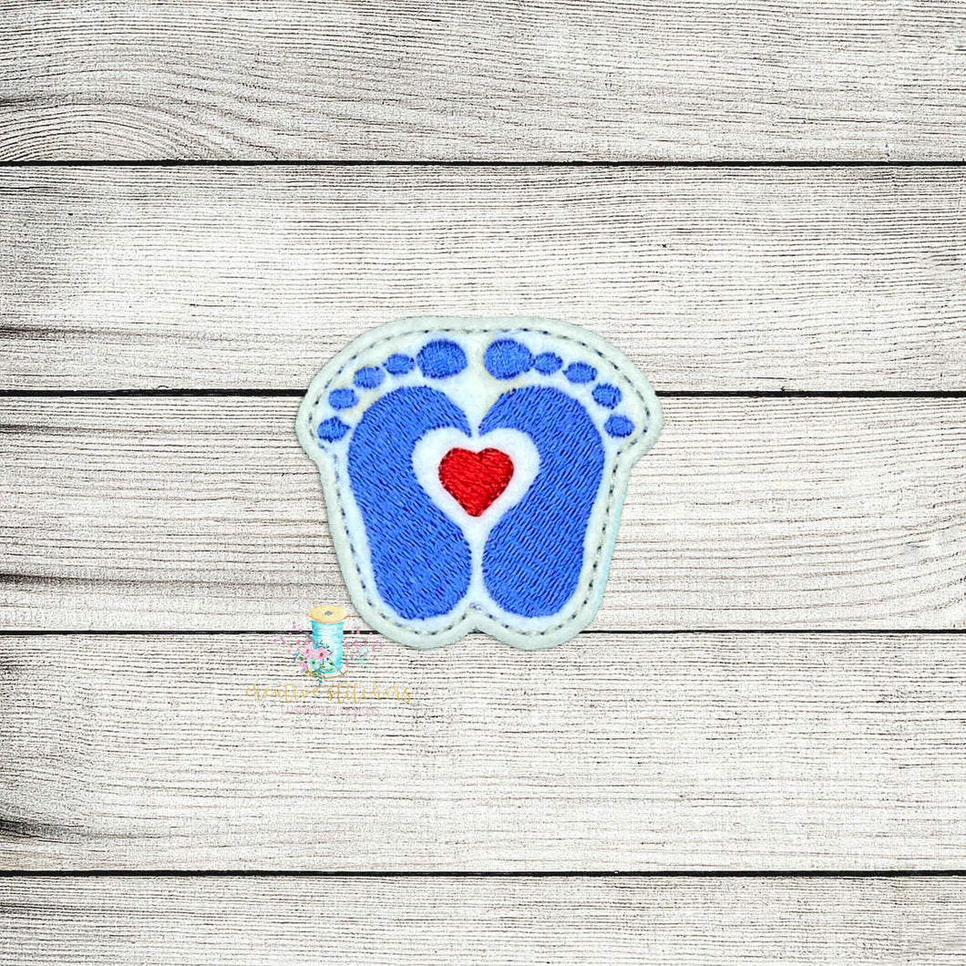 Baby Feet Feltie Digital Embroidery Design File