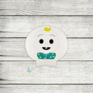 Baby JJ Headband Ear Digital Embroidery Design File