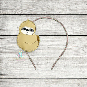 Baby Sloth Slider Digital Embroidery Design File