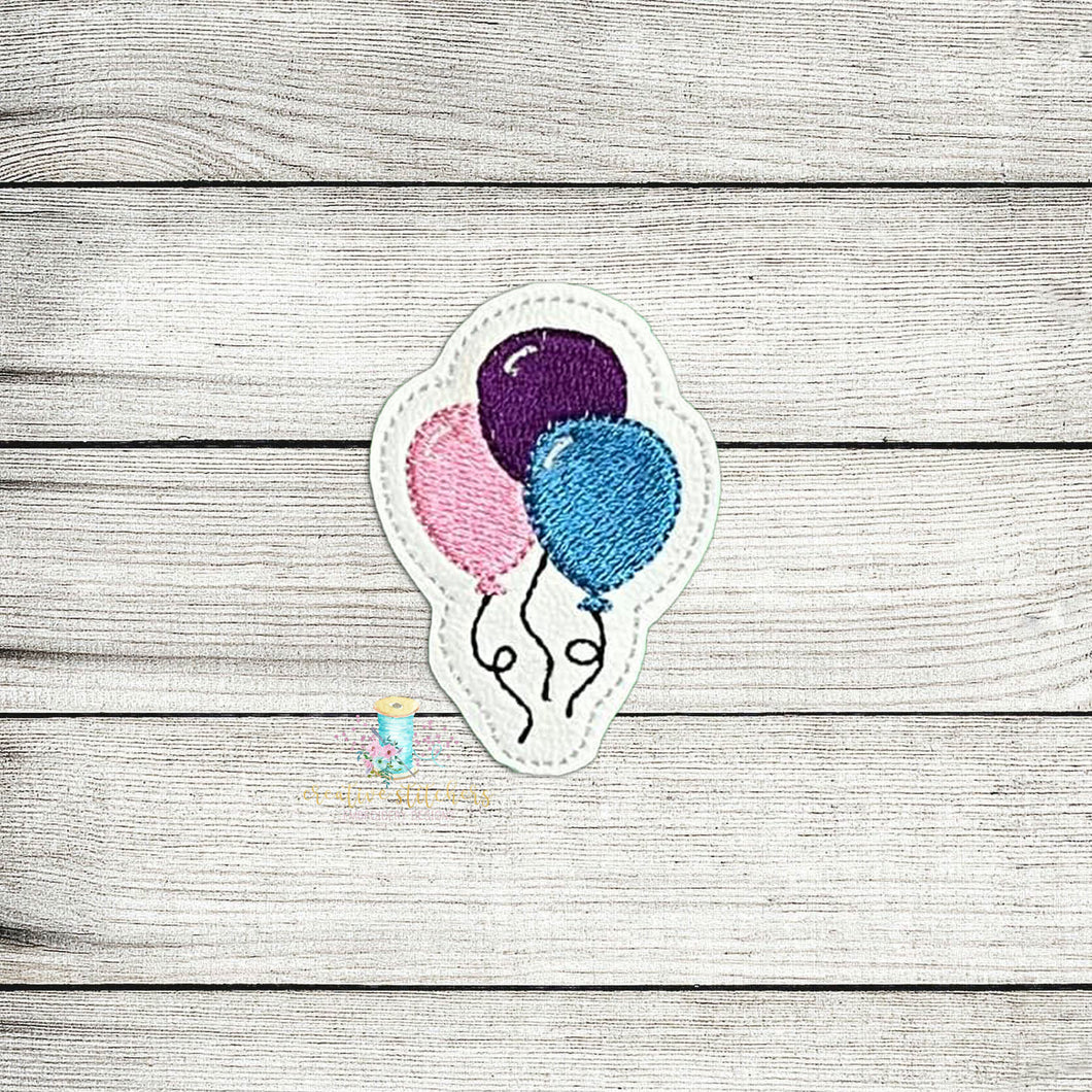 Balloons Feltie Digital Embroidery Design File