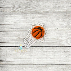Basketball Star Feltie Digital Embroidery Design File