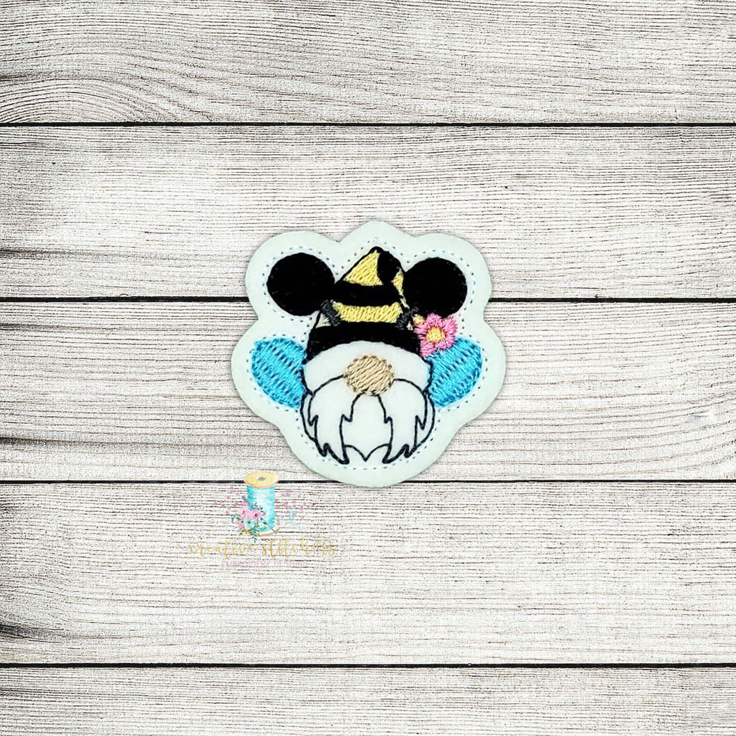 Gnome Bee Head Digital Embroidery Design File