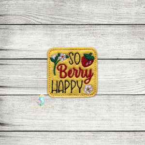 Berry Happy Digital Embroidery Design File