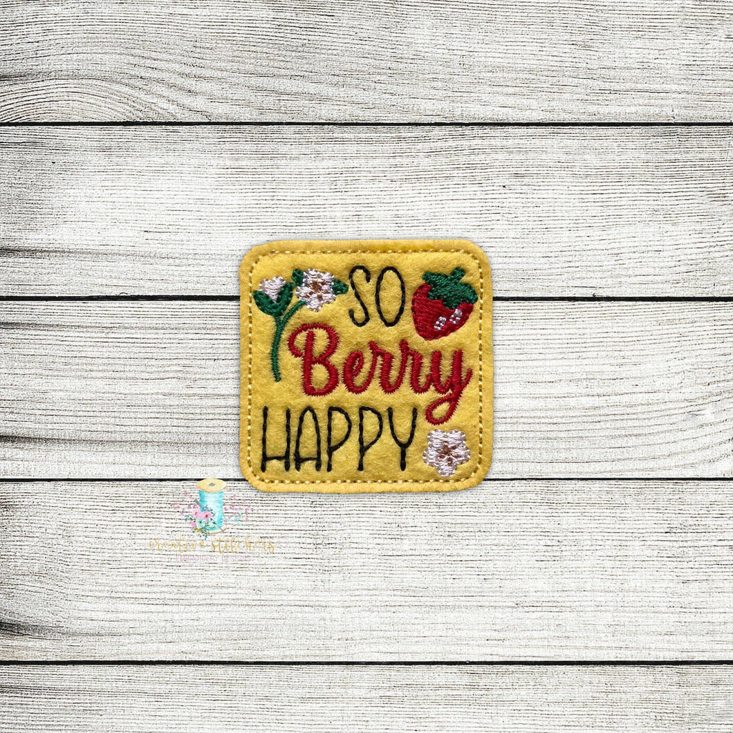 Berry Happy Digital Embroidery Design File