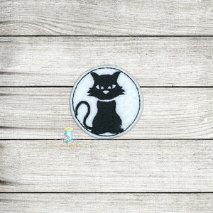 Black Cat Feltie Digital Embroidery Design File