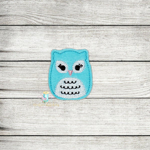 Blue Owl Feltie Digital Embroidery Design File