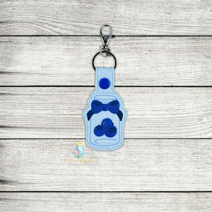 Blueberry Jar Keyfob Digital Embroidery Design File