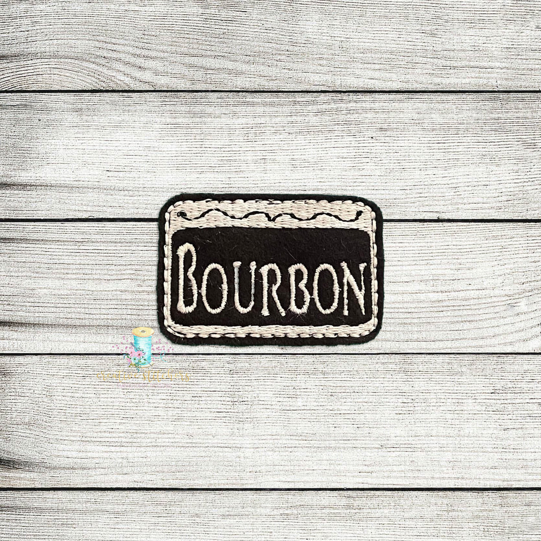 Bourbon Feltie Digital Embroidery Design File