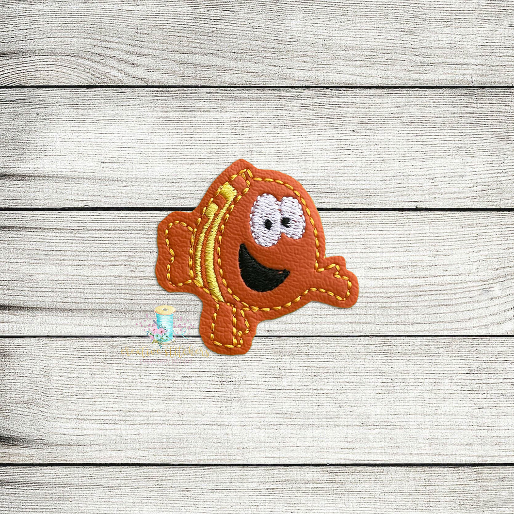 Bubble Mr Grouper Feltie Digital Embroidery Design File