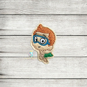 Bubble Nonny Feltie Digital Embroidery Design File