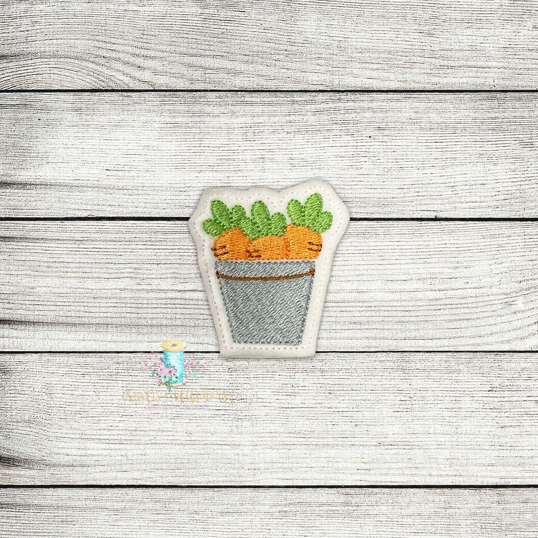 Buckets Of Carrots Digital Embroidery Design File