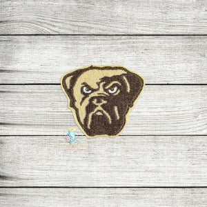 Bulldog Feltie Digital Embroidery Design File