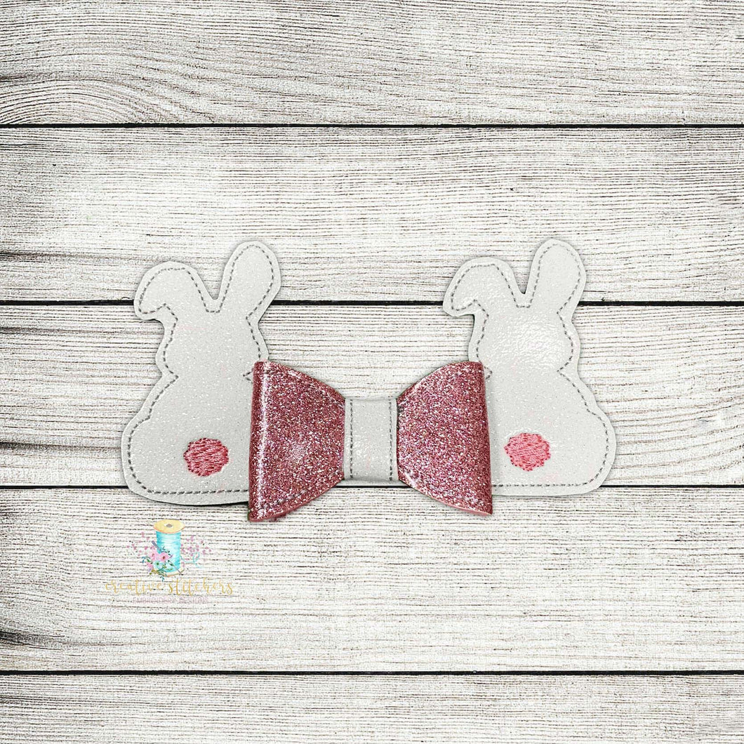 Bunny Bow Digital Embroidery Design File