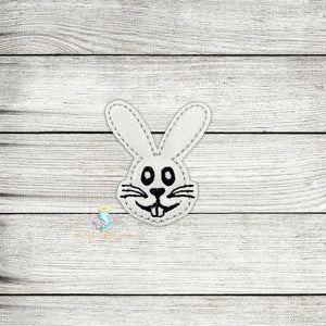 Bunny Face Feltie Digital Embroidery Design File