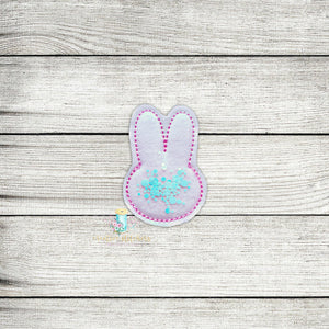 Bunny Head Shaker Feltie Digital Embroidery Design File