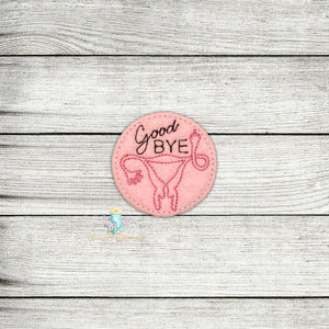 Bye Uterus Digital Embroidery Design File