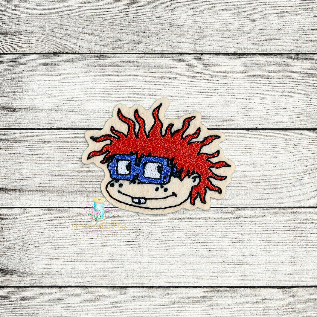 Chucky Head Feltie Digital Embroidery Design File