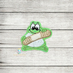 Frog Aid Feltie Digital Embroidery Design File