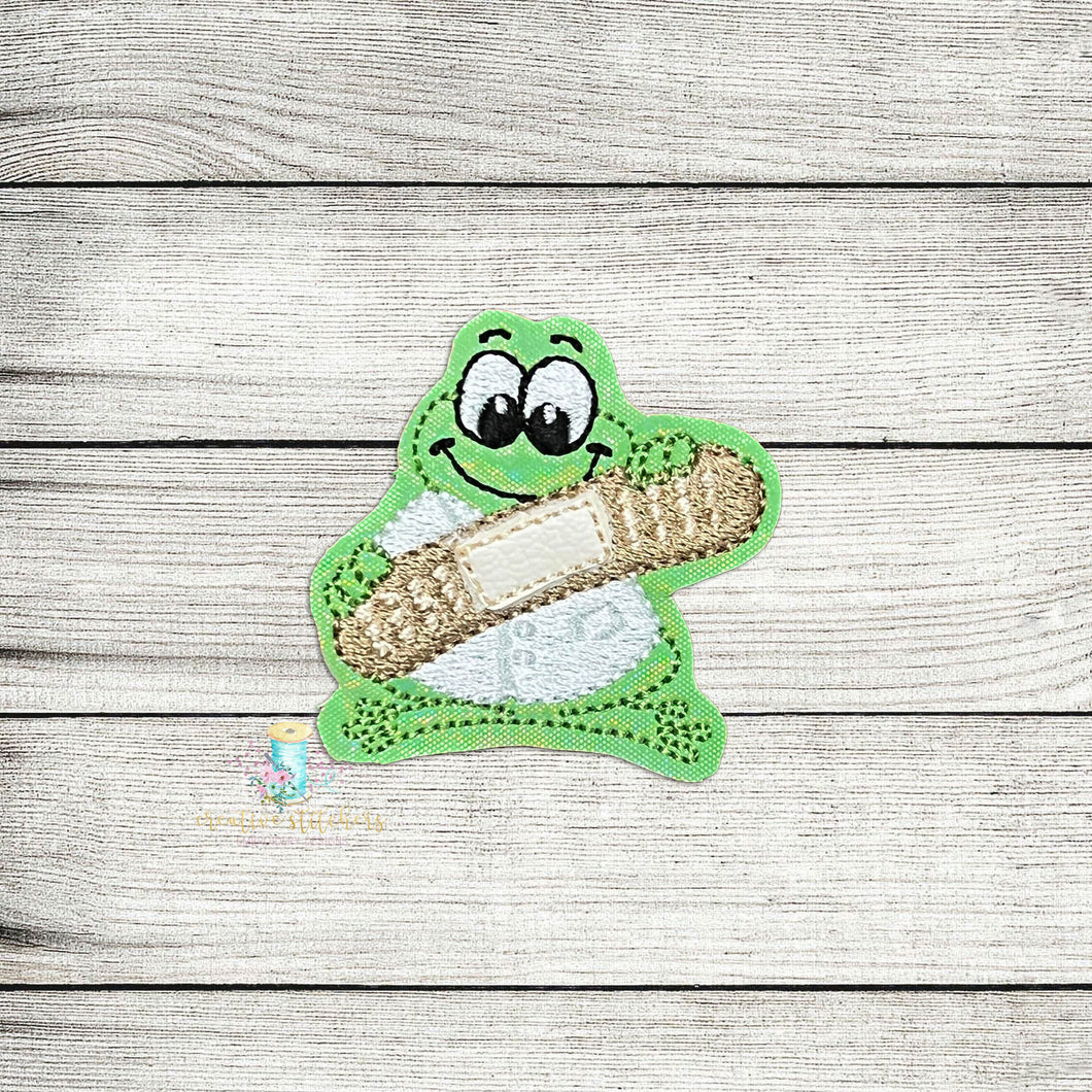 Frog Aid Feltie Digital Embroidery Design File