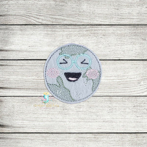 Planet Mercury Feltie Digital Embroidery Design File