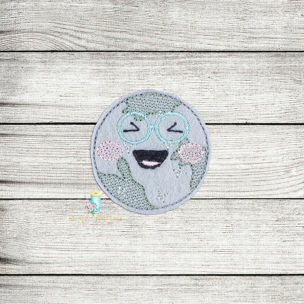 Planet Mercury Feltie Digital Embroidery Design File