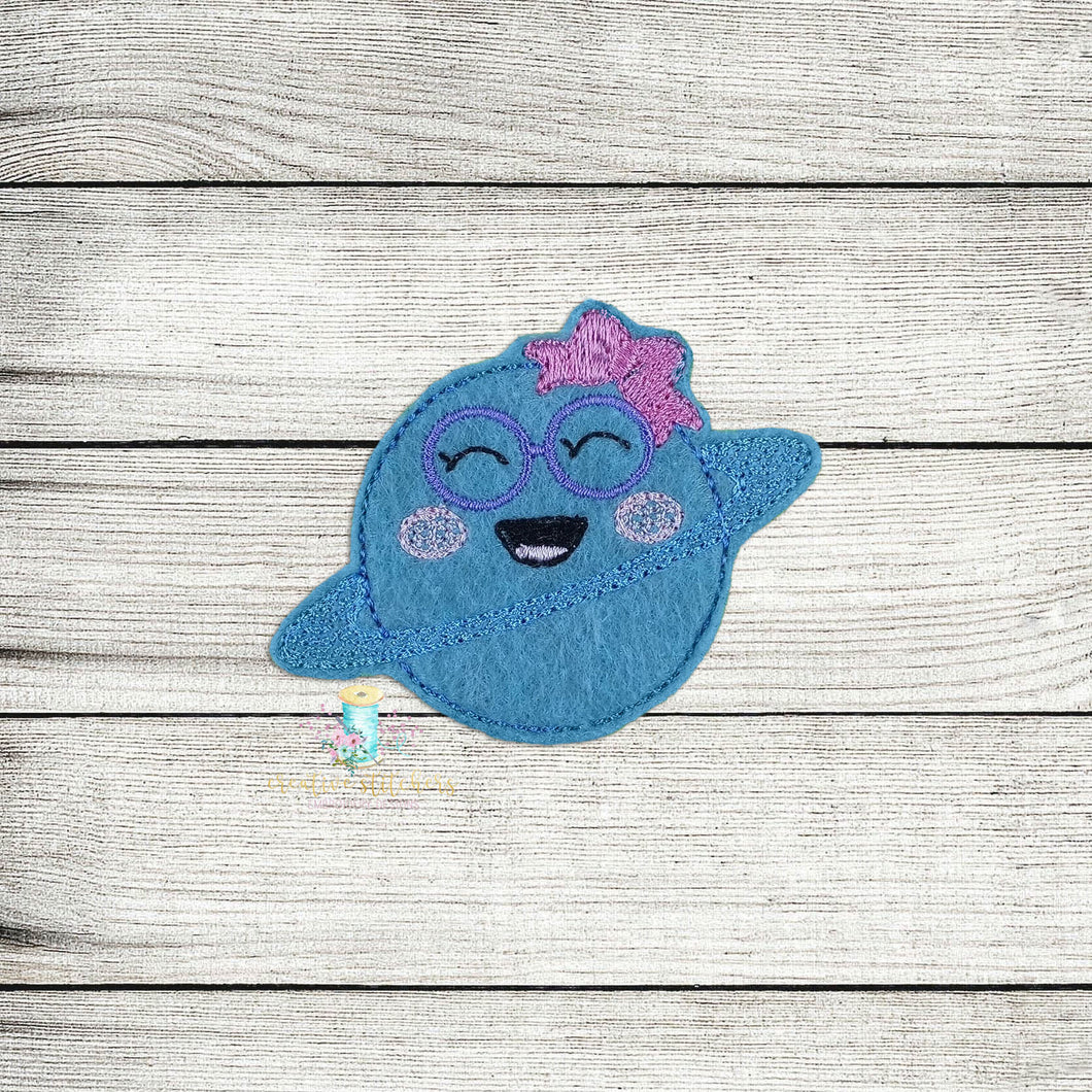 Planet Neptune Feltie Digital Embroidery Design File