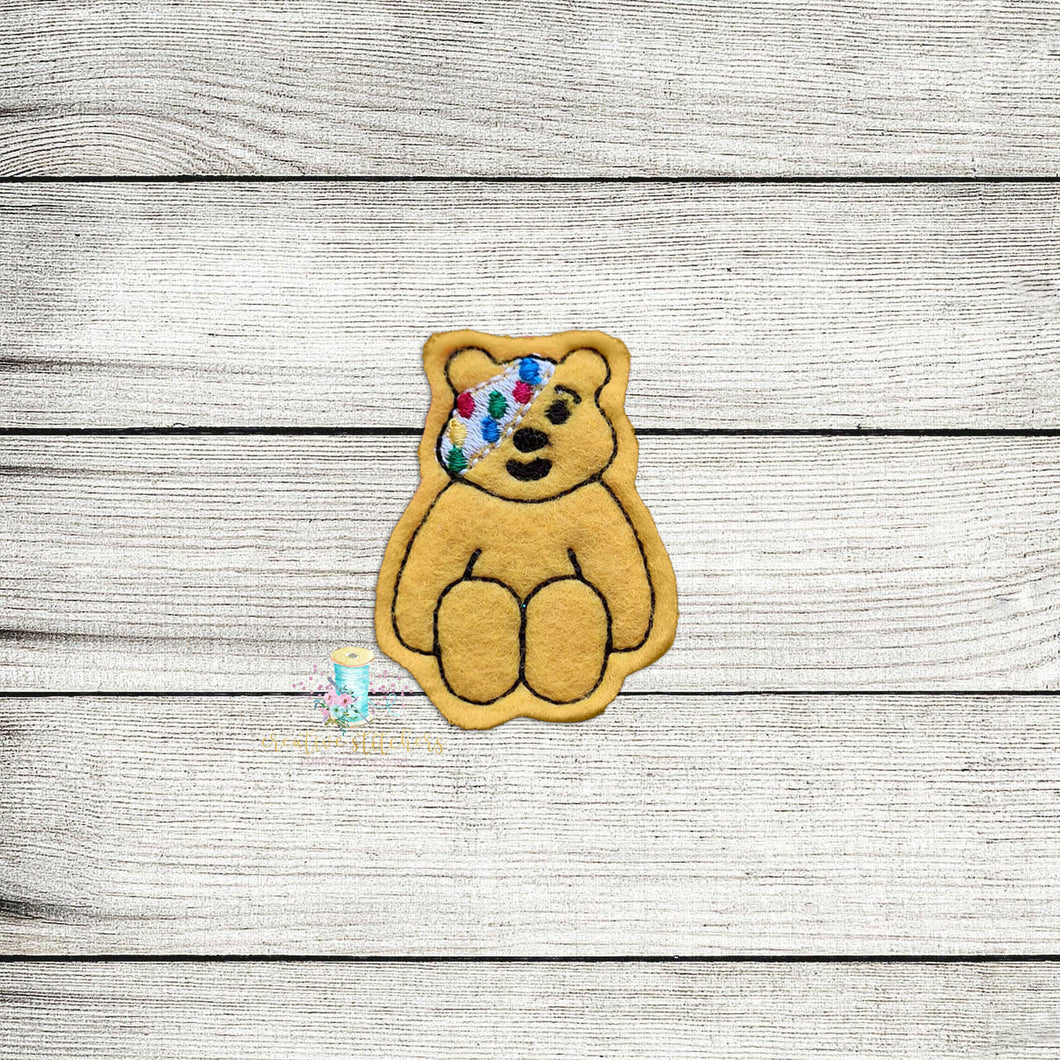 Pudsie Bear Feltie Digital Embroidery Design File