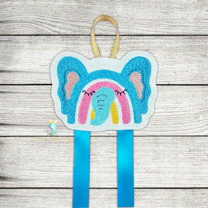 Elephant Rainbow Animal KK Digital Embroidery Design File