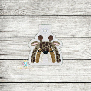 Rainbow Animal Giraffe Eyelet Digital Embroidery Design File