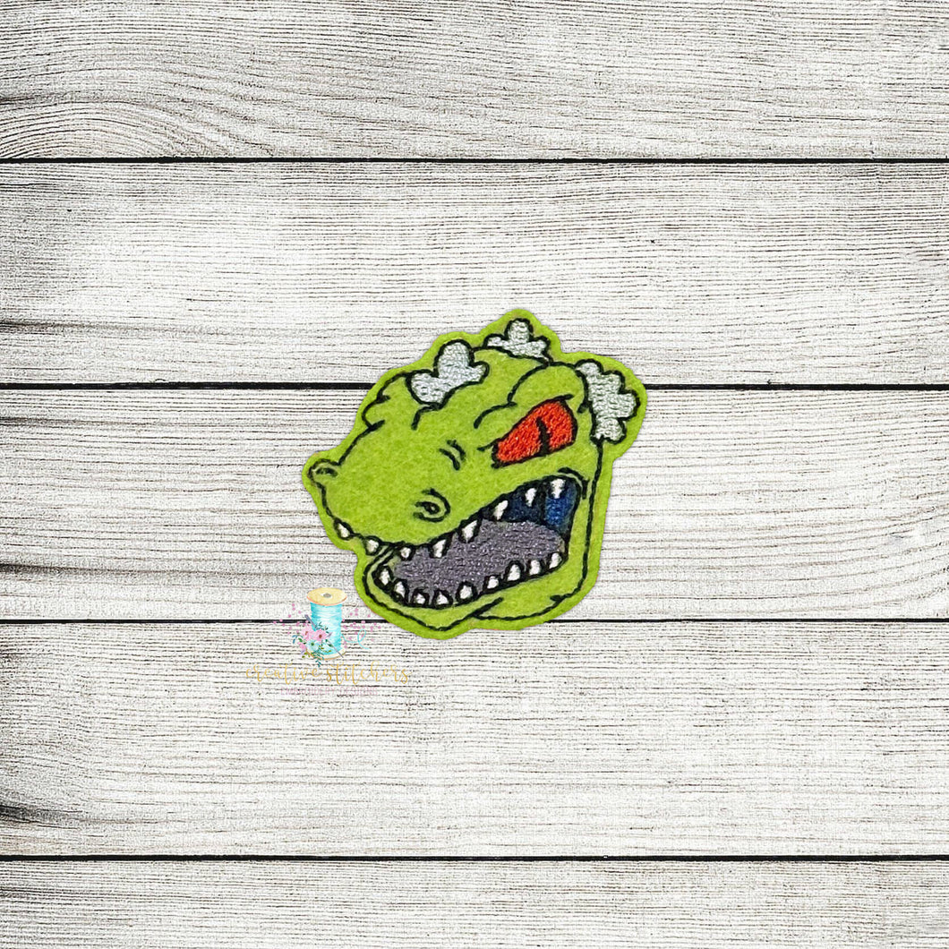 Reptor Dino Feltie Digital Embroidery Design File