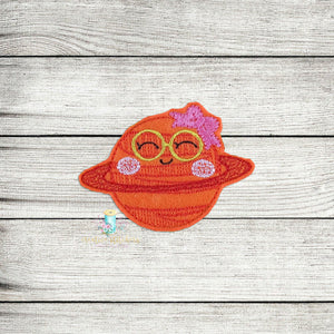 Planet Saturn Feltie Digital Embroidery Design File